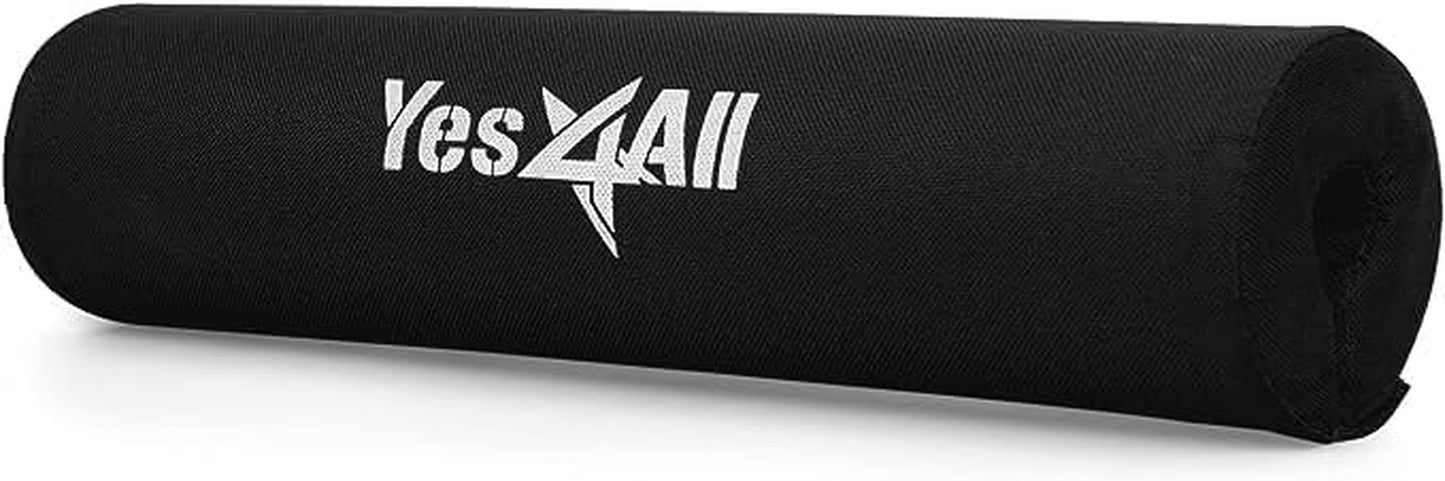 Ergonomic Foam Bar Pad, Olympic Barbell Squat & Neck Pad for Squats, Hip Thrusts & Weight Lifting Bar