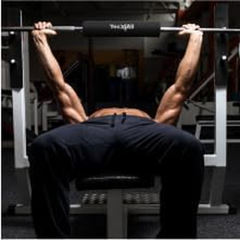 Ergonomic Foam Bar Pad, Olympic Barbell Squat & Neck Pad for Squats, Hip Thrusts & Weight Lifting Bar